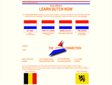 Tablet Screenshot of learndutchnow.org